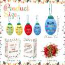 24 Sets Funny Christmas Favors for Office Coworker Cute Light Bulbs Plush Ornaments with Card Gift Box Christmas Appreciation Gift for Coworker Employee Office Team Staff Nurse Teacher