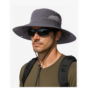 Pack Of 2, FURTALK Men's Bucket Sun Hat UPF 80+ Wide Brim Hiking Fishing Beach Outdoor Hats 