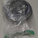 2Pcs 8 Inch Black Wheels for Walker - Universal Hard Rubber Walker Wheels Replacement, Fit Drive Rollator & Wheelchair Wheel, All-Floor Safe Rolling, Essential Walker Accessories