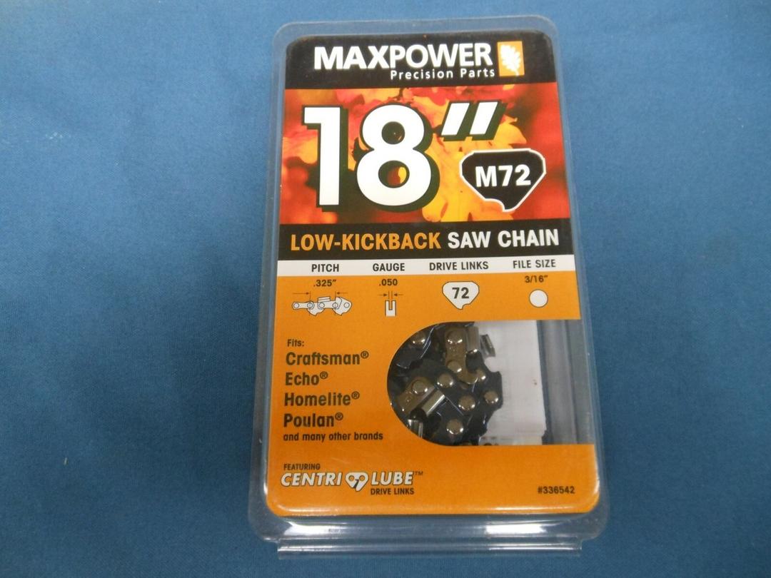 MAXPOWER LOW-KICKBACK SAW CHAIN 18"