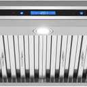 COSMO COS-QS48 48 in. Haven Collection 500 CFM Ducted Under Cabinet Range Hood, Touch Controls, LED Lights, Stainless Steel