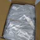 FEED GARDEN 6 Inch 500 Pack Galvanized Landscape Staples Plant Cover Pins 11 Gauge Tent Stakes Garden Stakes Landscaping Fabric SOD Pins Yard Spikes for Decoration Weed Barrier Fabric