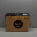 Blissful Diary Baby Play Gym & Activity Mat, Oversize Leaf Shaped Baby Play Mat w 6 Detachable Toys, Tummy Time Mat Promote Motor Skills & Sensory Development Mat, Newborn Infant Baby Essentials Gift