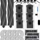 Yivy Replacement Parts for Dreame X40 Ultra/ L40 Ultra /X40 Master/Mova P50 Pro Ultra/Mova P10 Pro Ultra Vacuum Cleaner,Accessories: 2 Main Brushes, 4 Carbon HEPA Filters,6 Carbon Dust Bags 29 PCS