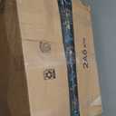 Area Rug 6x9 Rug Machine Washable Non-Slip Low Pile Print Pattern Western Rug for Living Room Bedroom Entryway Tribal Series -Light Pink/Cream