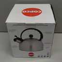 Copco 2503-7797 Tucker Brushed Stainless Steel Tea Kettle, 1.5-Quart