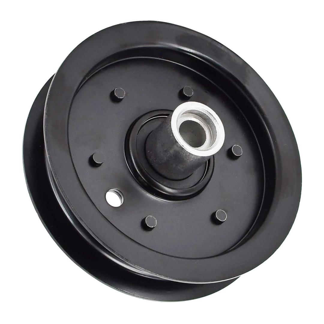 604219 Flat Idler Pulley Compatible with Hustler 604219 Dash 34" 42" Raptor 36" 42" 48" 52" 54" Lawn Mower Deck Replace 126123 31406075F Idler Pulley for 939223 938498 938977 933614 934802