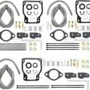 3 Pack 18-7750-1 Carburetor Rebuild Kit, Replacement for Mercury Mariner Outboard Motor, Replaces 1395-8236351 1395-8236352 1395-8236353 1395-8236354