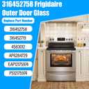 ALVAR 316452758 Outer Oven Door Glass For Frigidaire Oven Outer Door Glass, 29.4 x 20.2 inches