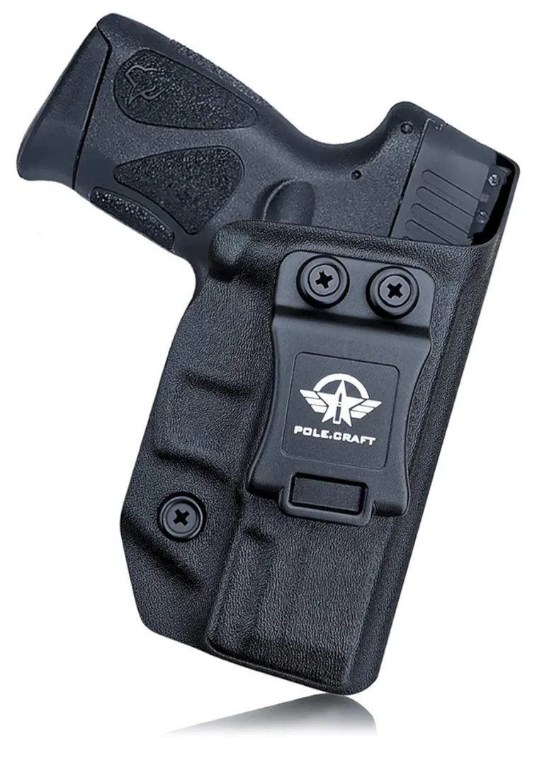 Taurus G3C Holster, Taurus G2C Holster IWB Kydex Holster Taurus G3C / G2C / G2S / PT111 / PT140 9mm/.40 - Inside Waistband Concealed Carry - Adj. Cant Retention - Cover Mag-Button - Widened Entrance - No Wear, No Jitter
