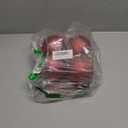 Hollyone 3.94" Large Red Velvet Christmas Balls Ornaments, 4PCS Flocked Balls Shatterproof Decorative Hanging Ornament Christmas Tree Decorations Set for Wedding Winter Holiday Party Wreath Home Decor