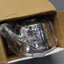 EatingBiting 3L Retro pattern design Stainless Steel Whistling Kettle Tea Home Teapot Whistle Portable Water Bottles with Heat-resistant Folding Handle Mirror Finish