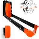 Swivel Bike Rack Wall Mount, 2 PCS Bike Hanger Wall Mount, Vertical Bike Rack, Sturdy Bike Storage Hook, No Heavy Lifting Required Indoor Hanging Bike Organizr