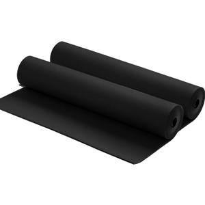 AMZQNART 3mm EVA Foam Sheets Roll for Craft Black Cosplay Foam 16x59in 2pcs, 3mm-Thick