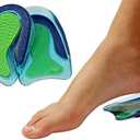 Sport Traction Shock Absorbing Lightweight Gel Heel Cups for Kid's with Sensitive Heels, Heel Spurs, Plantar Fasciitis, or Ankle Pain (2 Pairs, 4 Single Heelcups) (Teen Size 7.5-9)