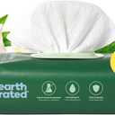Earth Rated Pet Wipes for Dogs and Cats, Hypoallergenic, 3-in-1 Cleaning, Deodorizing and Hydrating, for Grooming Paws, Body and Butt, New White Tea and Basil Scent, 100 Count