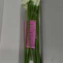 24 Pcs White Artificial Calla Lily Flower White Fake Silk Flowers Real Touch for Wedding Bouquet Office Home Kitchen Decor