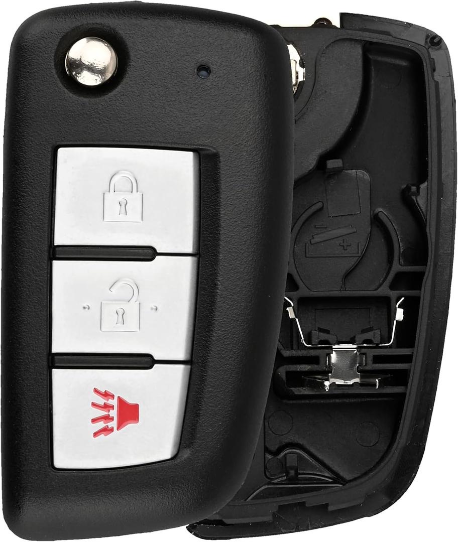 CWTWB1G767 Key Fob Shell Case Compatible with Rogue 2014-2020 Rogue Select 2014-2015 Rogue Sport 2017-2020