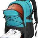 Goloni Basketball Backpack Bag,35L Basketball Bag with with Separate Ball & Shoe Compartments,Large Sports Bag for Basketball
