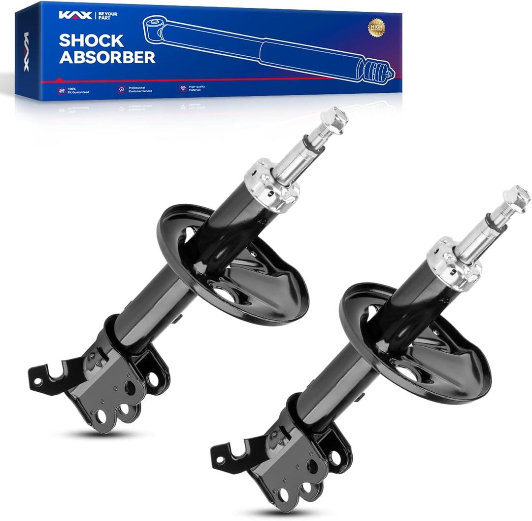 KAX Front Quick Shock Absorber Struts Compatible with 1993-2002 Toyota Corolla, 1998-2002 Chevrolet Prizm, 1993-1997 Geo Prizm, Replaces OE# 71951/71952