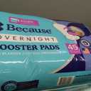 Because Overnight Booster Pads Fit All Adult Diapers, Helps Keep Your Adult Diaper Active All Night, Adds 4 Cups to Incontinence Underwear, Extra Absorbency, 180 Count 