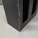 MYITYARD Coffee Cup Holder, Cup and Lid Organizer fits 5 to 16 oz Disposable Paper & Plastic Cups, Cup Dispenser Countertop, Acrylic Cup Storage for Home, Kitchen, Office (2 Compartment)