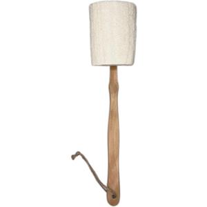 2 x Natural Loofah Scrub. Back Loofah Sponge .Long Handle Shower Bath Brush On a Stick Body Scrub Brush Scrubber Exfoliating Body Sponge1 Pack