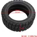 YBang 100/65-6.5 Off-Road Vacuum Tire for VSETT 11+/Zero 11X/Dualtron for 11 Inch Electric Scooter, Tubeless Wider and Thicker Tires, Non-Slip Spare Wheels for Scooter