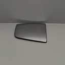 X AUTOHAUX Car Rearview Upper Driver Left Side Non-Heated Mirror Glass Replacement with Plate for Ford Transit 150 250 350 2015-Onward