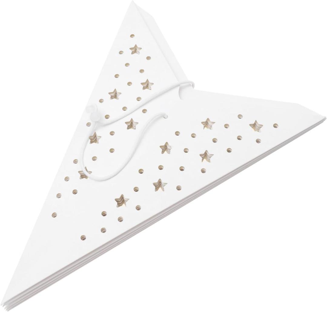 1pc Five-pointed Ceiling Pendant Lampshade Modern Star Design for Xmas Party Decoration Easy to Install Festive Hanging Cover for Home and Event Use