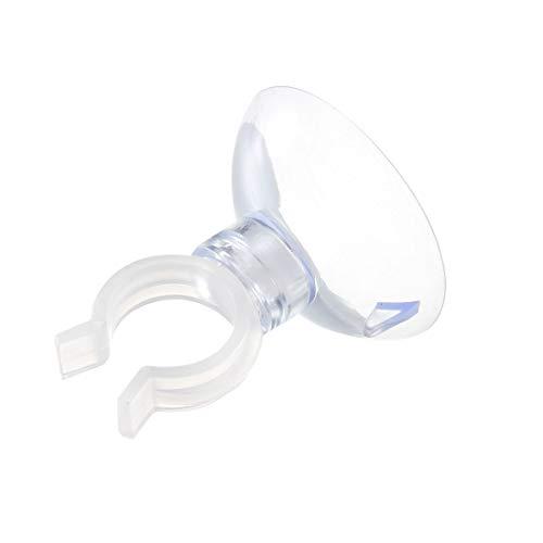 uxcell Aquarium Suction Cup Clips Airline Tube Holders Clamps for Fish Tank Clear 13mm 20Pcs