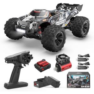BEZGAR HP163S Fast RC Cars for Adults MAX 68KPH | 1/16 Scale Brushless RC Trucks 4x4 Offroad Waterproof | Hobby Grade High Speed Monster Truck | All Terrain Electric Remote Control Car for Boys