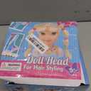 Hair Styling Doll Head Toys for Girls, Kids Makeup Hair Salon Pretend Play Styling Kit with Hairdryer, Curling Iron, Beauty Hair Stylist Toy Christmas Birthday Gift for Toddler Girls 3 4 5 6+