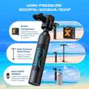 Mini Scuba Tank,Portable Diving Tank,0.5l Lung Tank for Snorkeling Diving, Reusable Scuba Diving Kit Gear Underwater Breathing Training, Emergency Rescue