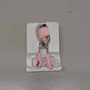 Pinkiou Heated Eyelash Curler for Women USB Rechargeable Lash Curler Long Lasting Ironing Electric Eyelash Curler with Silcone Pad Replacable Great Makeup Tools for Her