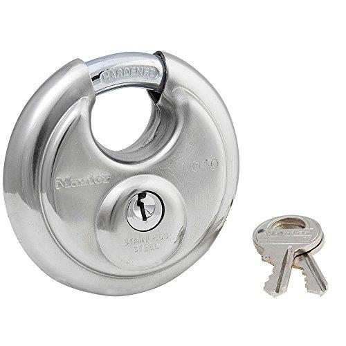 Master Lock 40DPF 12 Pack 2-3/4in. Wide Stainless Steel Discus Padlock