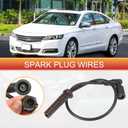 ACROPIX Car Spark Plug Coil Wires Ignition Coil Harness Cable 7mm Fit for Buick Lucerne 3.9L for Chevrolet Impala V6 3.5L 3.9L 2011 No.12635741 - Pack of 6