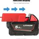 2 Pack Power Wheel Adapter for Milwaukee Battery Adapter 18V Power Wheels Battery Converter 12AWG Wire with Fuse Holder and 6PCS 30Amp Fuses for 18V Battery UIInosoo for DIY, RC Toys and Robotics