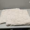 Woaboy Faux Fur Throw Pillow Covers 20x20 Inch Set of 2 Boucle Neutral Decorative Sherpa Fuzzy Accent Soft Sheepskin Fleece Cushions Modern Home Decor for Couch Sofa Bedroom Livingroom,Beige