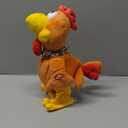 Houwsbaby 15" Electronic Squawking Chicken Toy, Easter Chicken Stuffed Animal Interactive Musical Walking Singing Waving Rooster Plush Toy with Bib Present for Kids Boys Girls Easter Thanksgiving Day