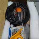 Power Electric Portable Hoist Winch 1500LBS, 3 in 1 Electric Cable Hoist 110V 25 FT with Lifting Strap, Electric Hoist Lift Ceiling Winch for Lifting Towing