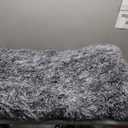 Bedfolks Waterproof Crate Bed, Plush Dog Kennel Pad with Removable Washable Cover, Faux Fur, Fluffy, 41"x27", Dark Grey