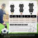 Soccer Shin Guards for Youth Kids Toddler, Protective Soccer Shin Pads & Sleeves Equipment - Football Gear for 3 5 4-6 7-9 10-12 Years Old Children Teens Boys Girls, M
