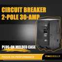 2P 230CP Circuit Breaker 30-Amp,2 Pole,Thermal Magnetic Trip,120/240V,10 kAIC 230