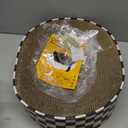Conlun Cat Scratcher Cardboard,2 in 1 Oval Cat Scratch Pad Bowl for Indoor Kitty Grinding Claw,Round Kittens Scratching Board Corrugated Lounge Pet Beds&Furniture Protector for Couch&Carpets&Sofas