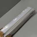 Joydeco Cordless Roman Shades, Linen Window Blinds, 36" W×75" H, White