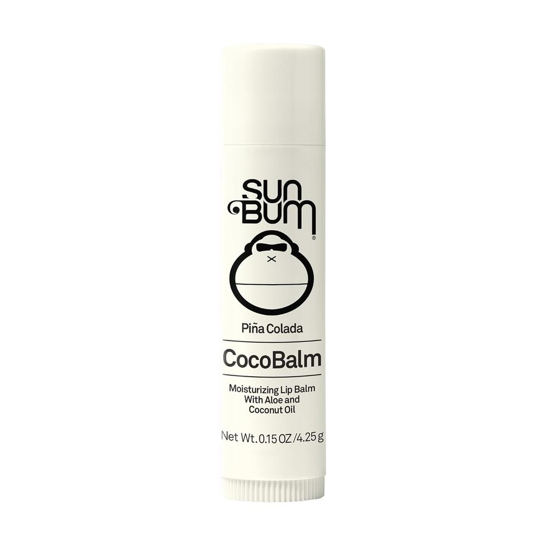 Sun Bum Cocobalm Pia Colada - Hydrating Lip Balm with Coconut Oil and Aloe Vera - 0.15 oz Stick