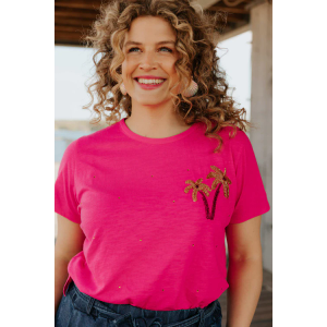  Women's Fashion T-Shirt Casual Short Sleeve Trendy Top M