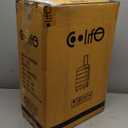 Coolife Carry On Luggage 22x14x9 Airline Approved Hardside PC+ABS Suitcase with TSA Lock, Lightweight Rolling Travel Luggage with Spinner Wheels(White, 20in)