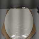 Bemis 1500EC Durable Wood Toilet Seat with Easy Clean Hinges, Made in USA, Elongated, Biscuit